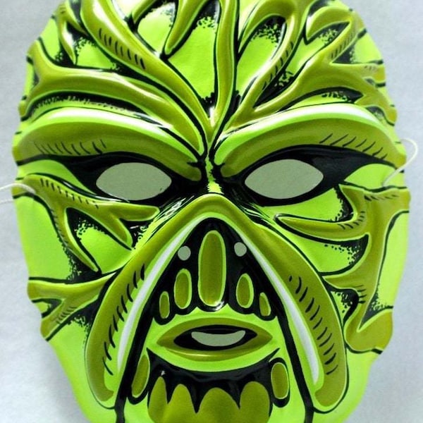 DC Comics Swamp Thing Vintage Halloween Mask 1990 Creature Monster PVC Y006