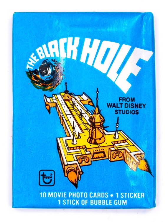 Disney the Black Hole Vintage Trading Cards ONE Wax Pack 1979 Etsy