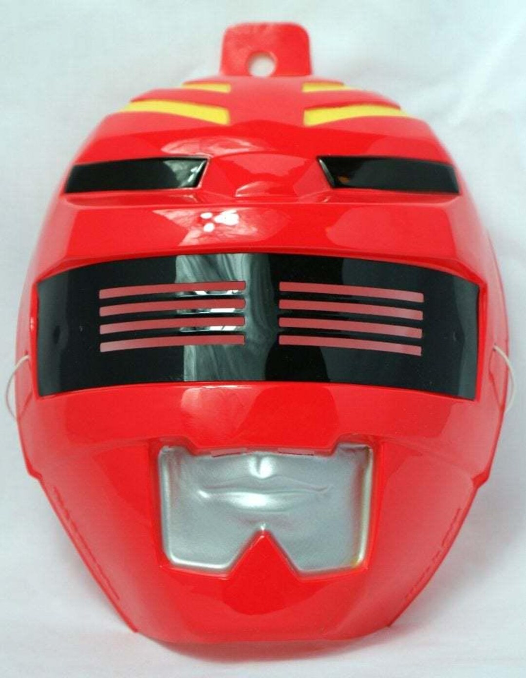 Vintage Red Power Ranger Halloween Mask Collectible Costume 1999 Saban ...