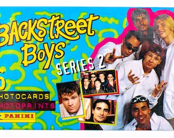 Backstreet Boys Vintage Photo Cards ONE PACK 1997 Series 2 Music Trading