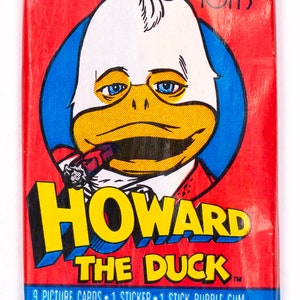 Howard the Duck Vintage Trading Cards ONE Wax Pack 1986 Topps Movie