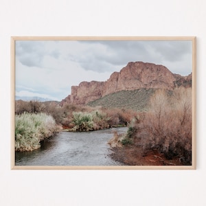 Arizona Desert Print | Boho Desert Photo | Landscape Photography | Salt River Print