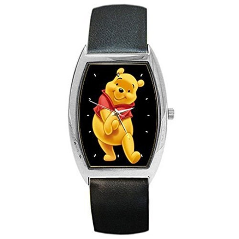Winnie the Pooh on a Womens Barrel Watch with Leather Band watches Ships from Hong Kong image 1