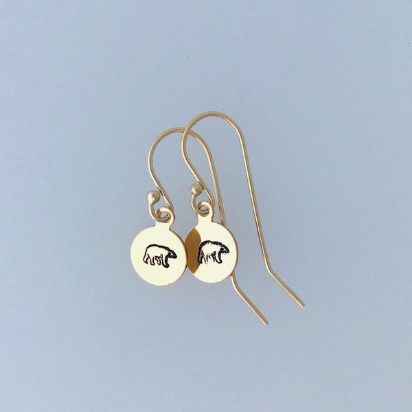 Golden Bear earrings