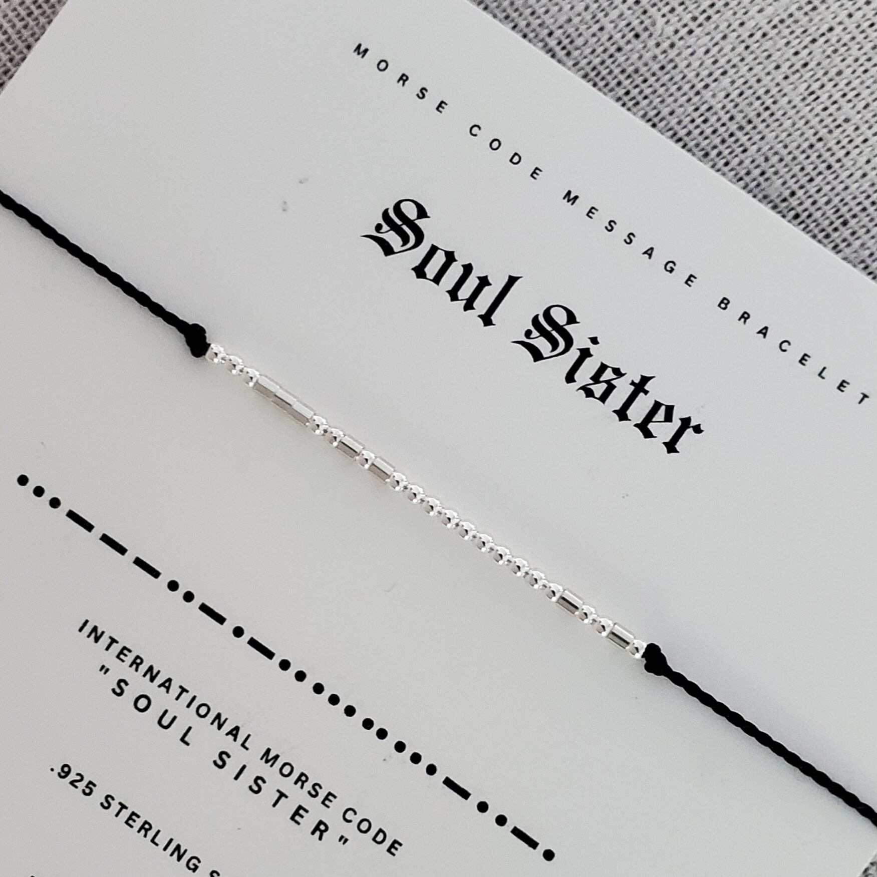 Soul sister morse code best sale bracelet