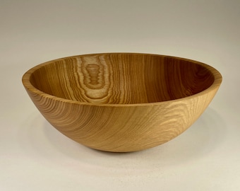 Brown Ash Salad Bowl - medium (12.25" diam x 4.25" h) Brown Ash salad bowl