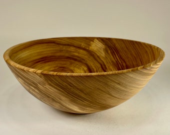 Elm Salad Bowl - medium (12.75" diam  x 5")  white elm salad bowl