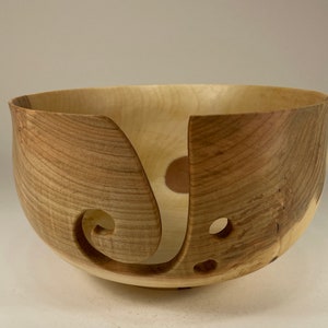 Jubileeyarn Bamboo Wooden Yarn Holder Bowl 