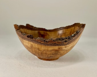 Maple Burl mini Bowl - small (5"diam. x 2.5") Maple burl live edge bowl