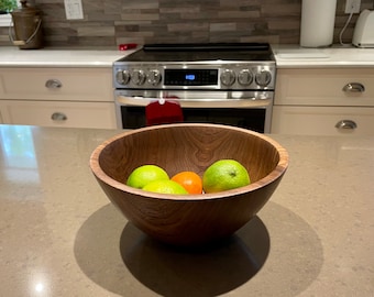 Small Walnut Bowl - small (8.5" diam) Black Walnut bowl