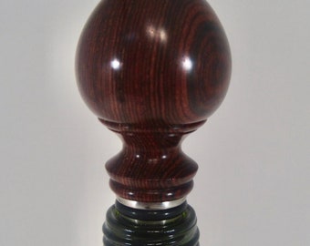 Cocobolo Bottle Stopper - superior four O-rings stainless steel design