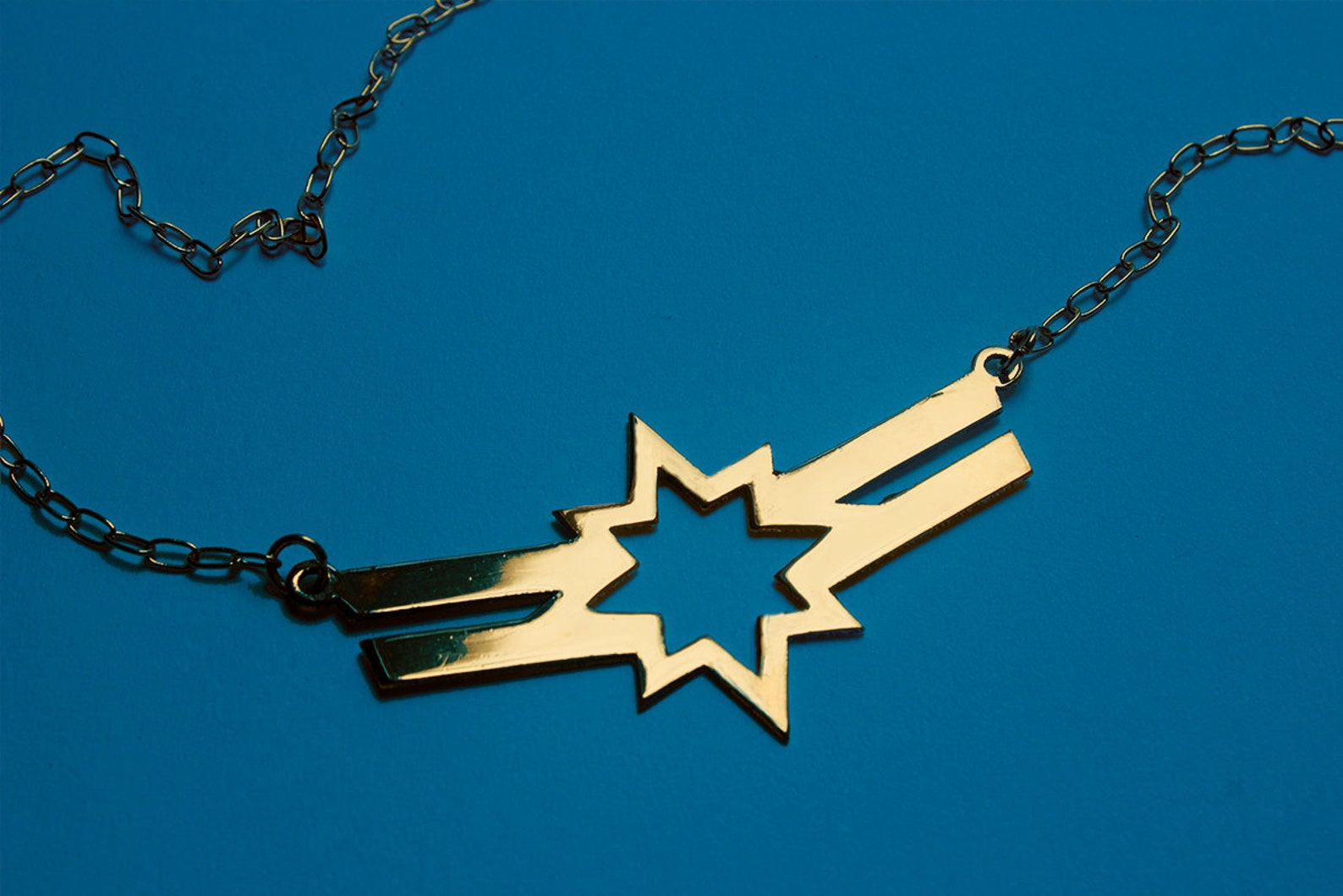 Captain Marvel Necklace on Etsy