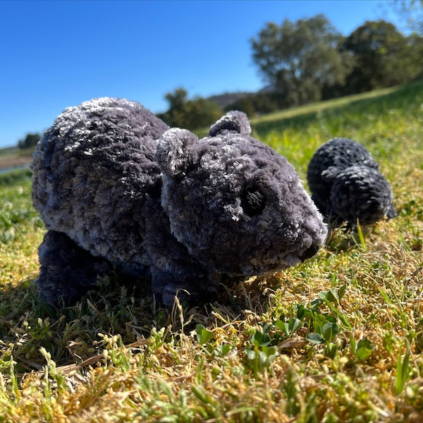 Wombat Mini Amigurumi Crochet beginner friendly PDF Pattern