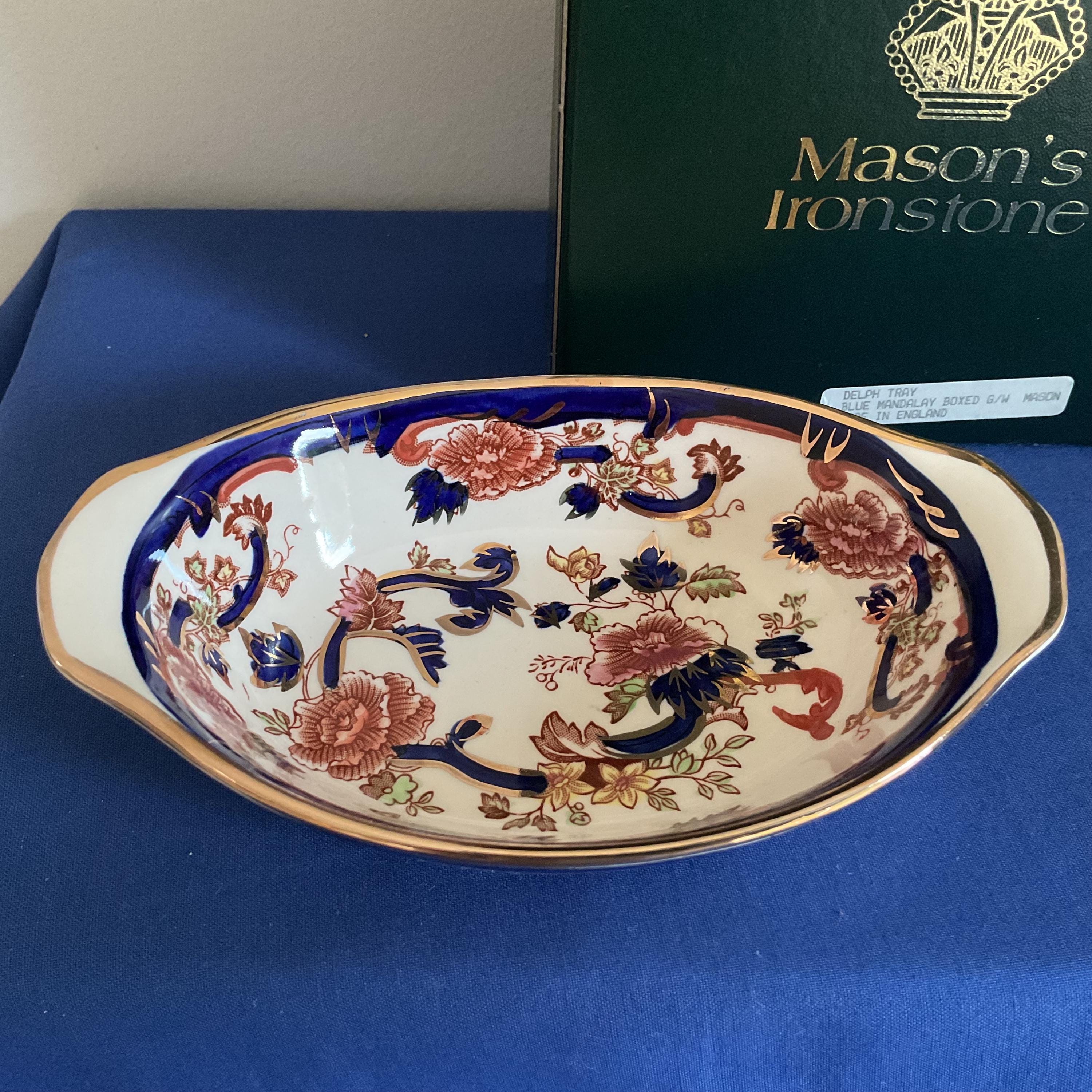 【美品】Mason's メイソンズ　Mandalay マンダレイ　オーバル大皿 Mason's メイソンズ Mandalay マンダレイ オーバル大皿 Mason Mandalay