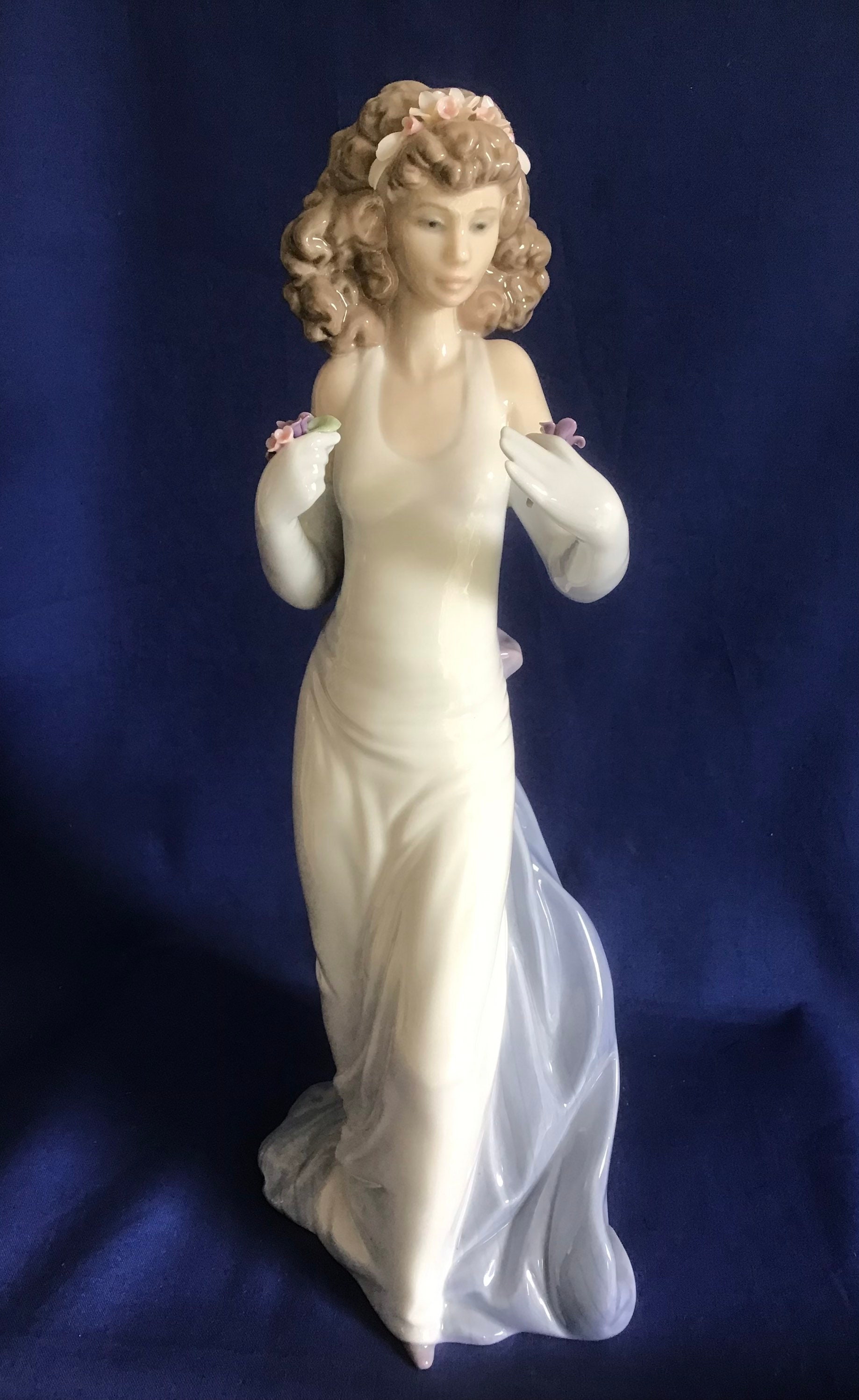 美品 LLADRO リヤドロ 6608 ANTICIPATION 1999年 Lladro Figurine