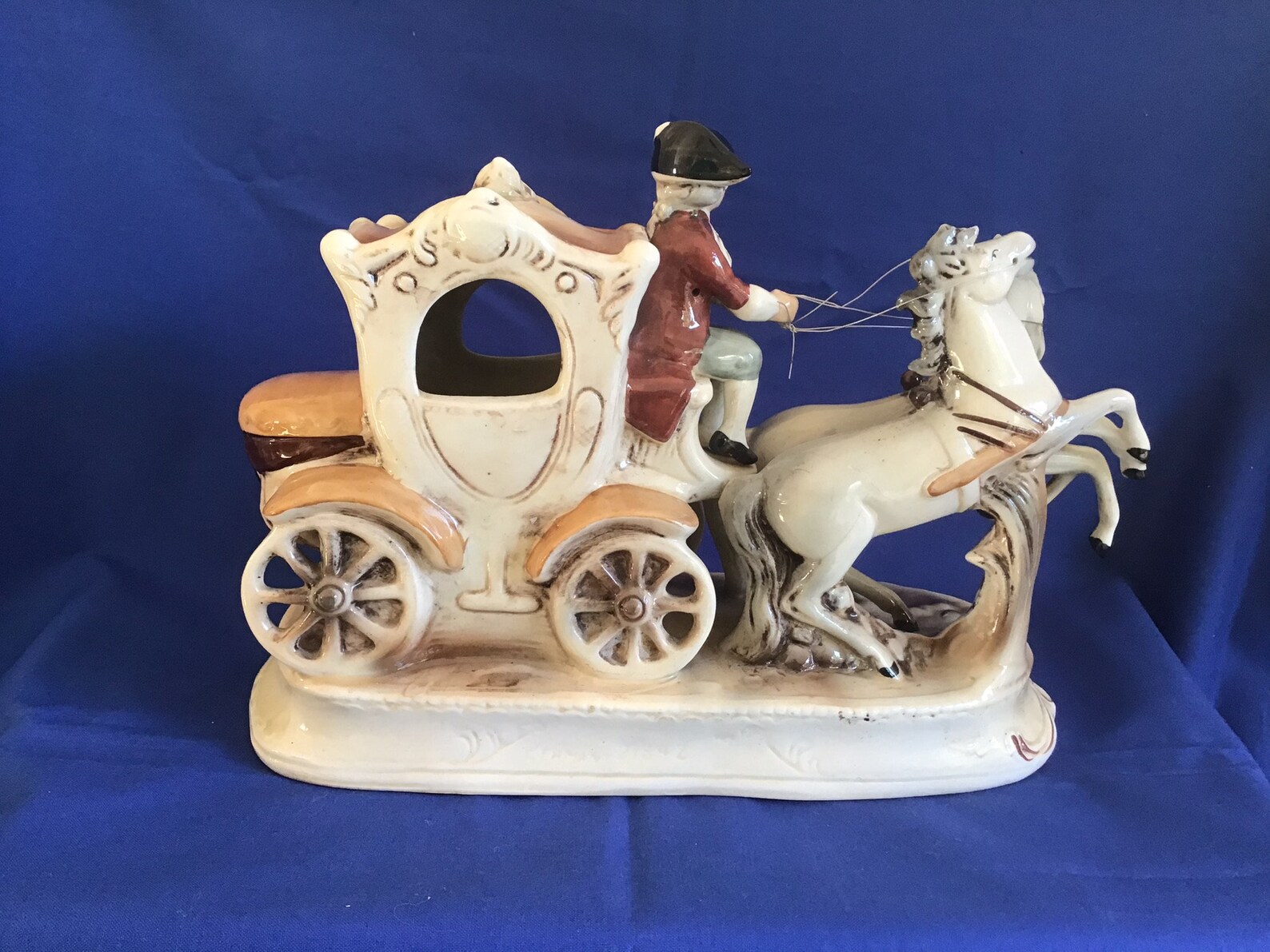 Grafenthal Porcelain Horse and Carriage. Stamped on the Base. Etsy