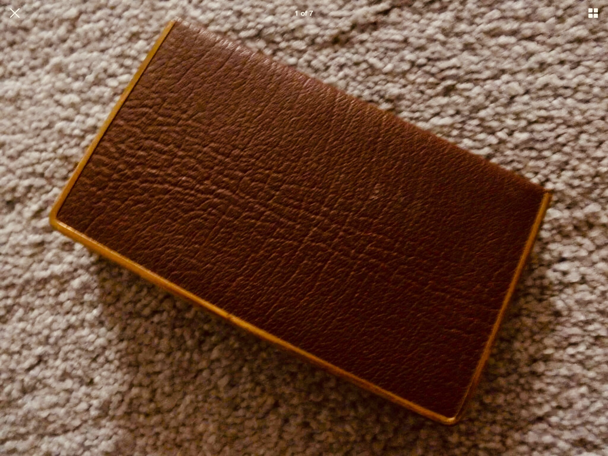 Burney's of Londonの本革製、パーフェクションなヴィンテージ