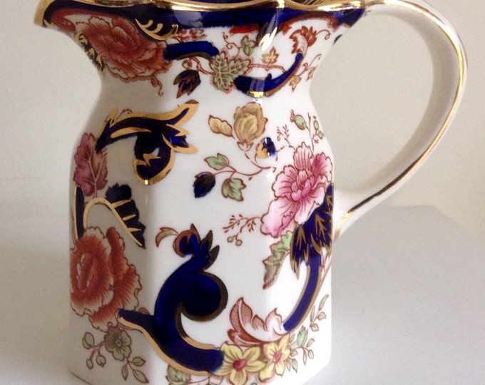 A Vintage Masons Ironstone Hydra Mandalay Water Jug. Measure Etsy UK