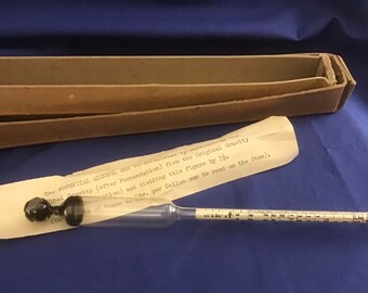 Wine Temperature Gauge with instructions. Dated 1960’s. Boxed. Collectible.