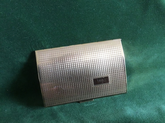 Buy Melissa Gold Tone Cigarette Case. 1980's. Good Vintage Condition.  Collectible. Online in India