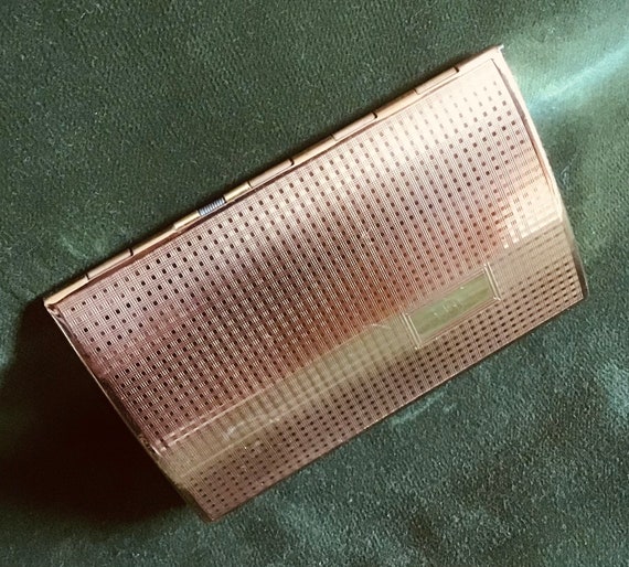 Buy Melissa Gold Tone Cigarette Case. 1980's. Good Vintage Condition.  Collectible. Online in India