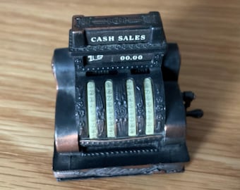 Vintage Play Me Pencil Sharpener Cash Till. Collectible.