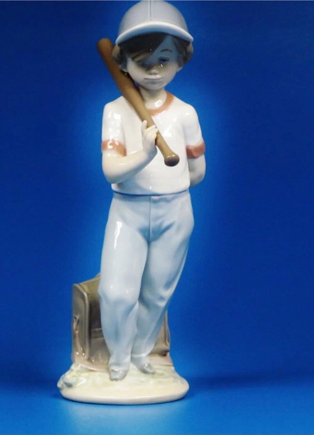 Lladro Baseball Boy. 7610. can I Play. 1990 LCS Piece. Highly