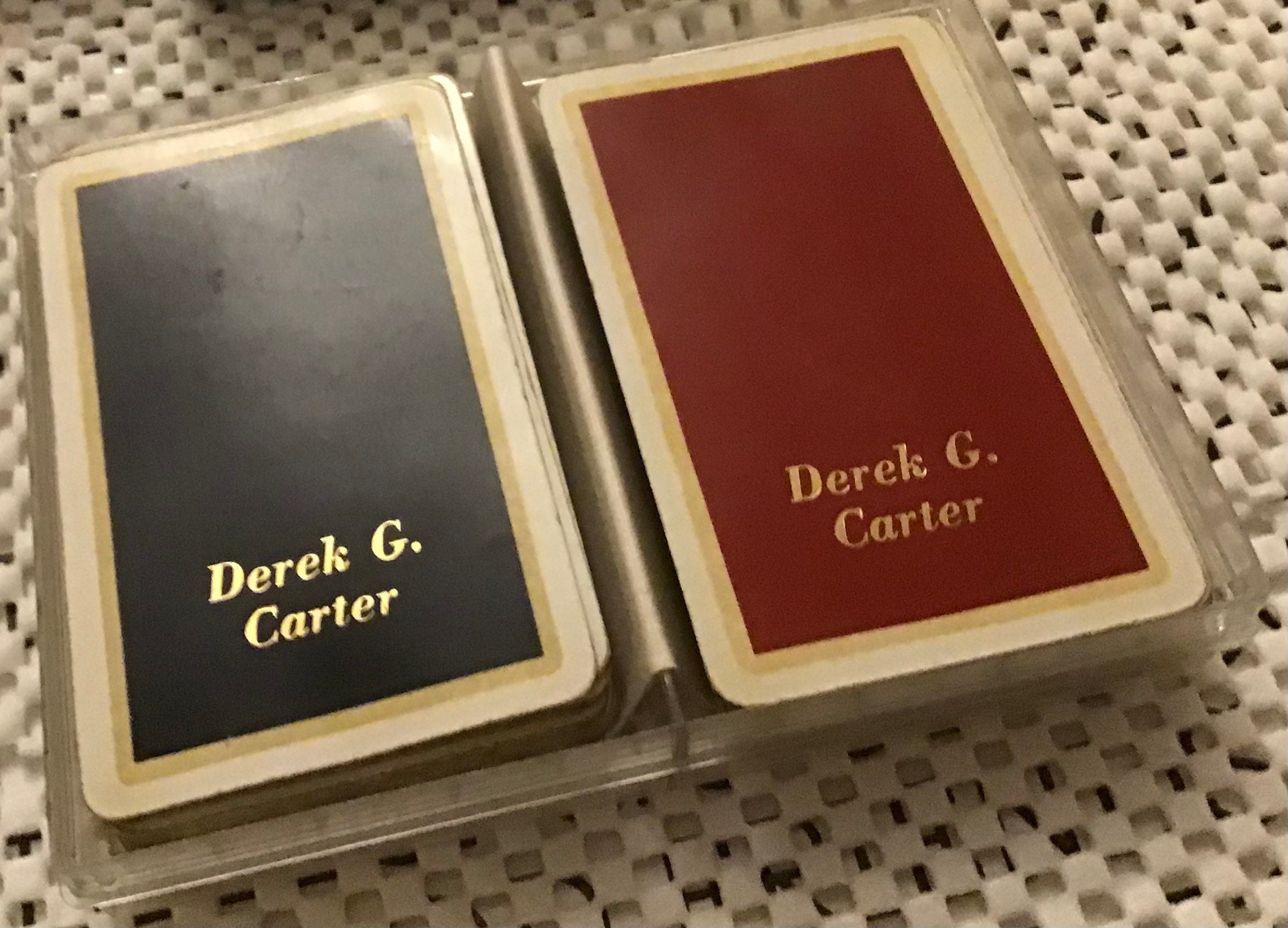 ヴィンテージトランプセット。2パックセット。記念品。1950年代