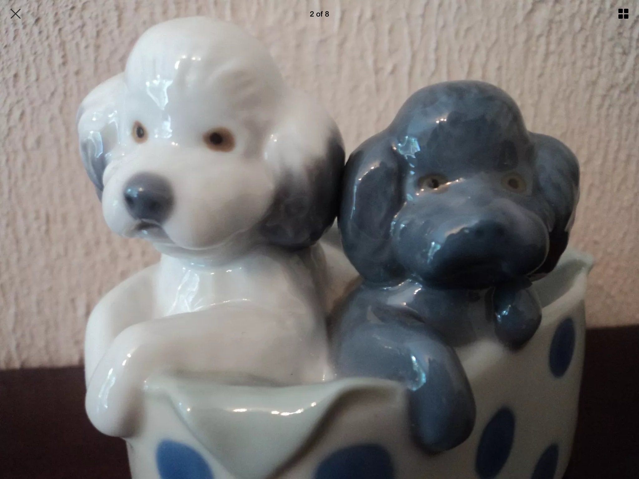 犬の陶器の置物 NAO Spain Handcrafted porcelain Amazon.com