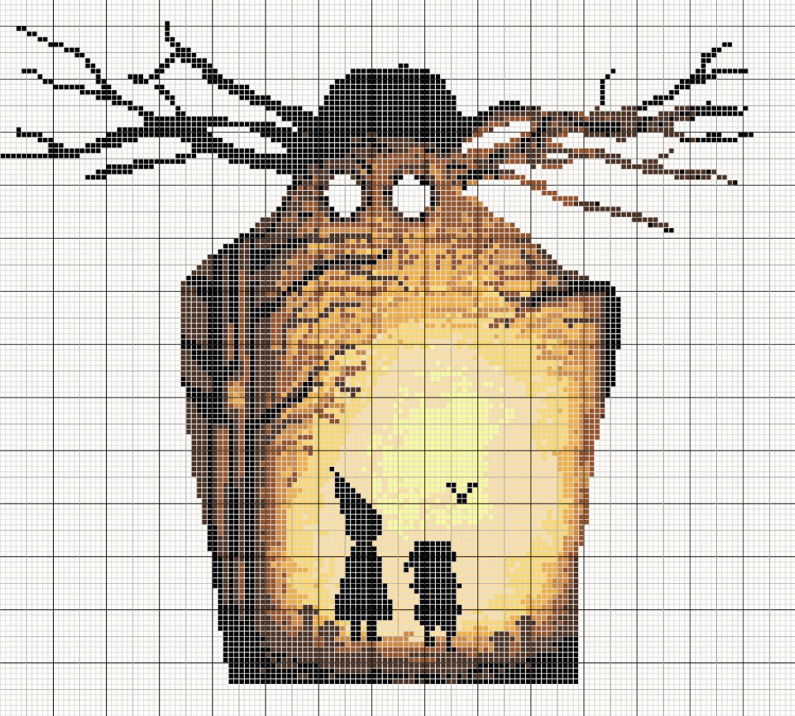 Over the Garden Wall Cross Stitch Pattern cute DIY Make at - Etsy