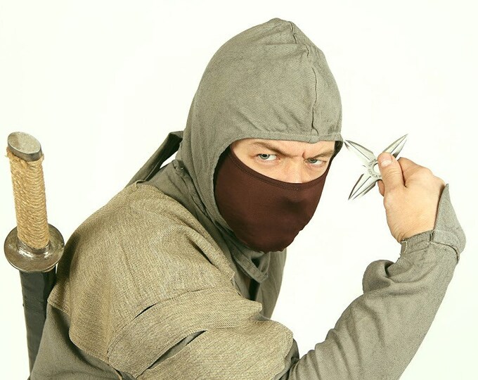 Evil Ninja Costume Stylization From 80's ninja 3 Etsy