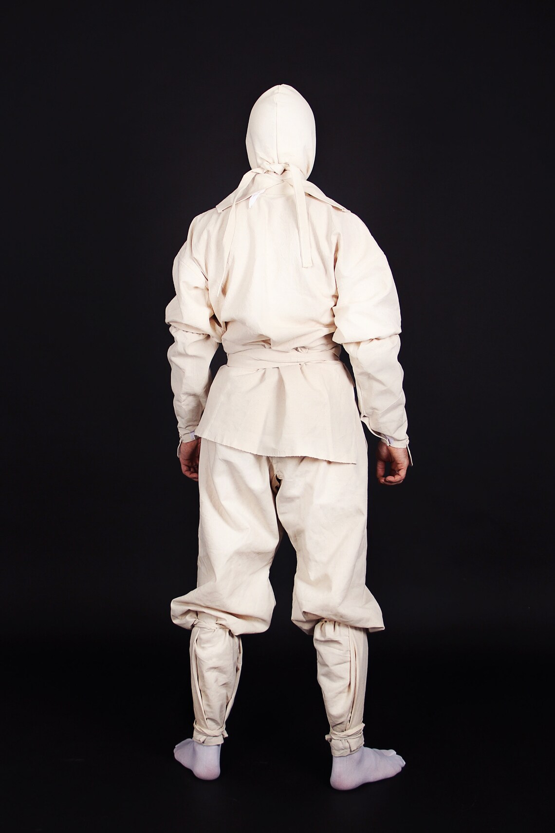 White Ninja costume stylization from 80's Enter the Etsy
