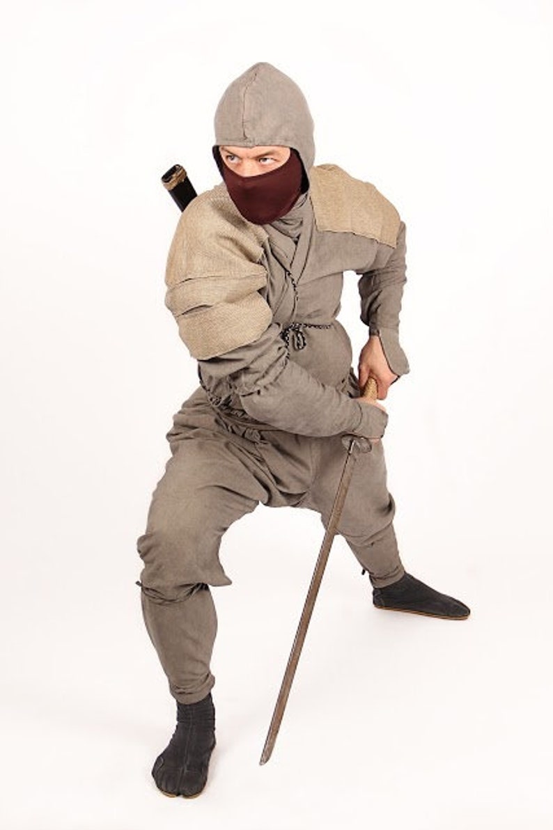 Evil Ninja costume stylization from 80's Ninja 3 Etsy