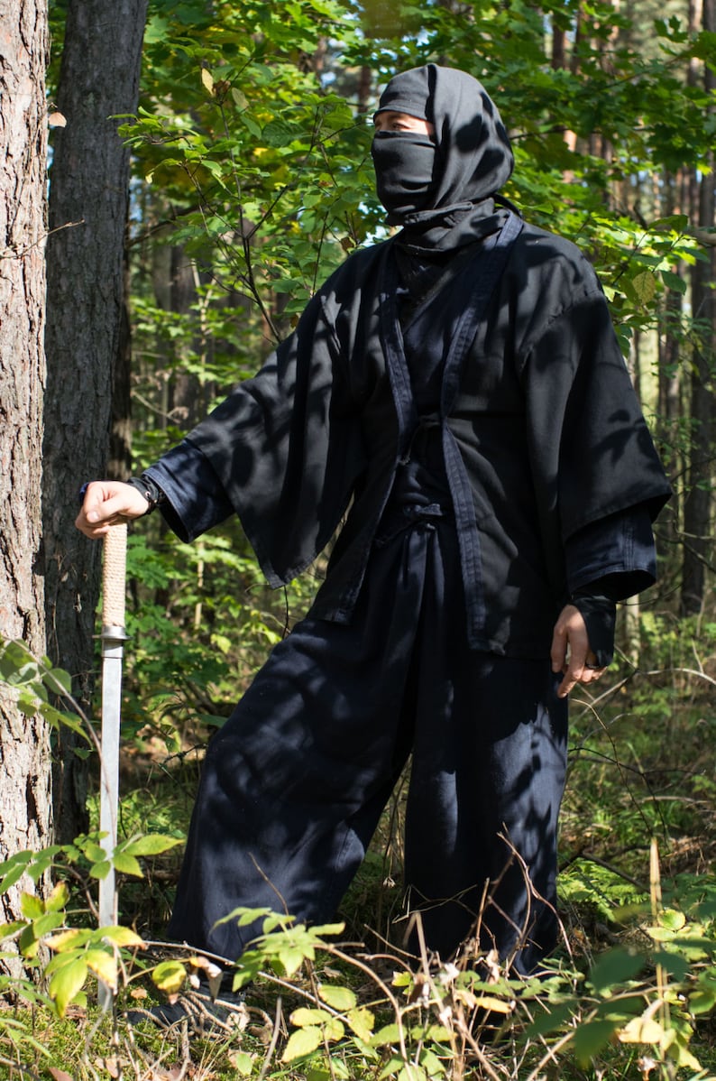 Shinobi shozoku costume or spysuit of ninja Etsy