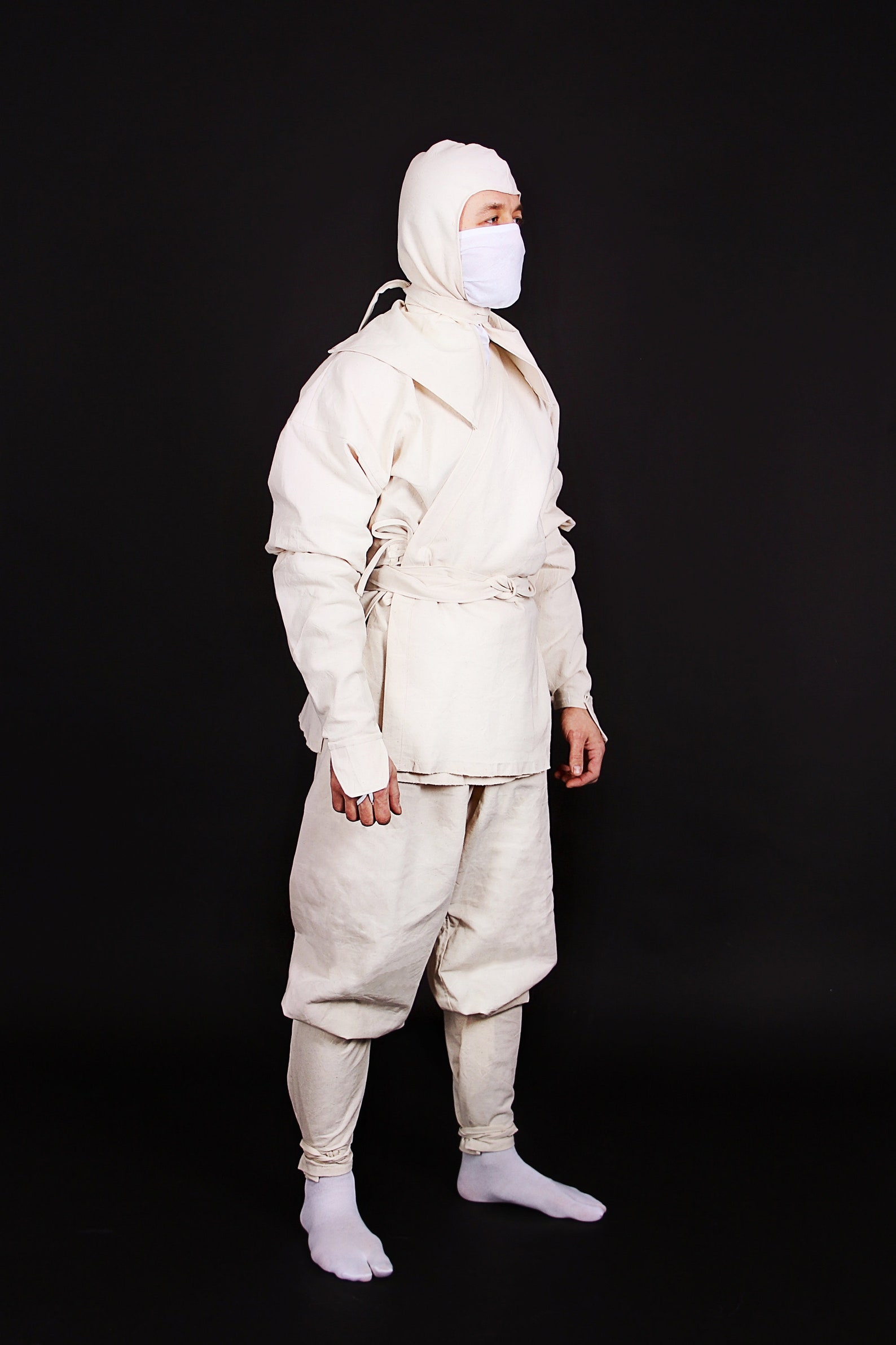 White Ninja costume stylization from 80's Enter the Etsy