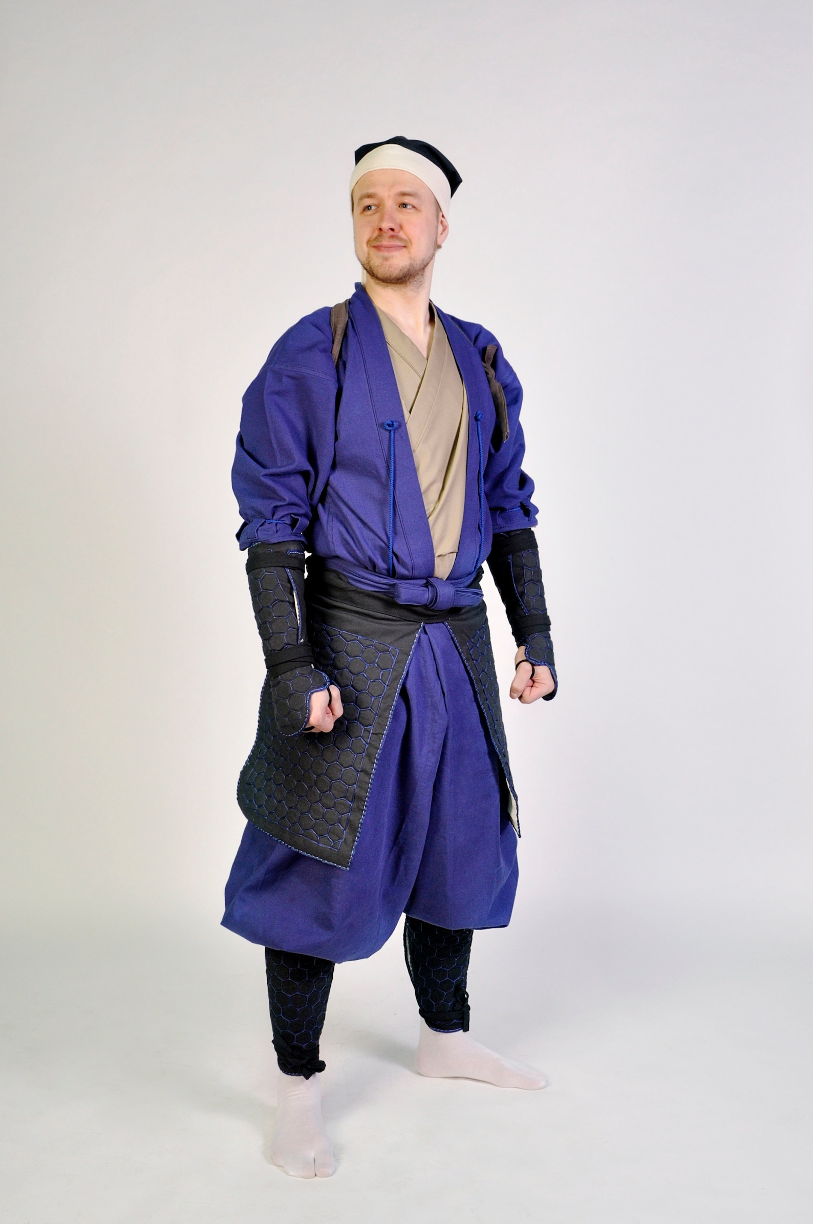Yoroi Hitatare Basic Samurai Under Armor Costume Set Etsy
