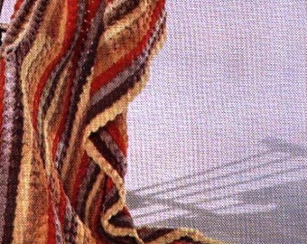 ePattern Vintage Crochet Pattern Afghan "Sunbeam" 52" X 72" Crochet  Instant Download Pattern Digital Download PDF Blanket Wrap Cover