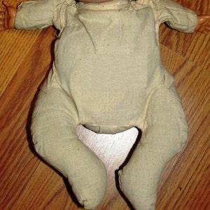 ePattern 8&quot; Small Bye-Lo Doll Soft Body Pattern with Instructions Instant Download Soft Body Doll Soft Body Pattern Digital PDF