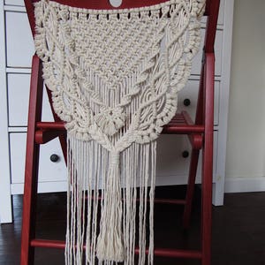 Decorative Macrame Chair Backing