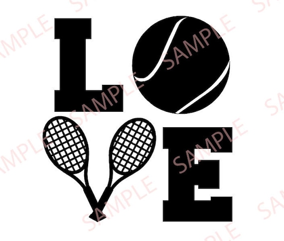 Download Love Tennis Svg Png Jpg Digital File Etsy