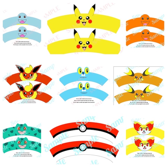 Pokemon 9 Pack Pokeball Pikachu Froakie Fennekin Charmander Etsy Get inspired, save in your collections, and share what you love on picsart. pokemon 9 pack pokeball pikachu froakie fennekin charmander raichu squirtle flareon bulbasaur cupcake wrapper digital file you print