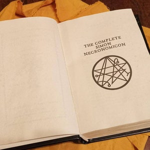 The Necronomicon Edition - the Nine Gates of the Kingdom of Shadows Prop Replica - Etsy