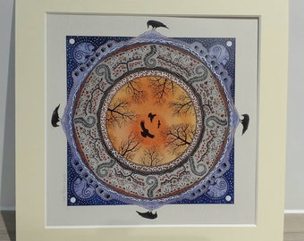 Mounted Print  ' Earth and Sky'