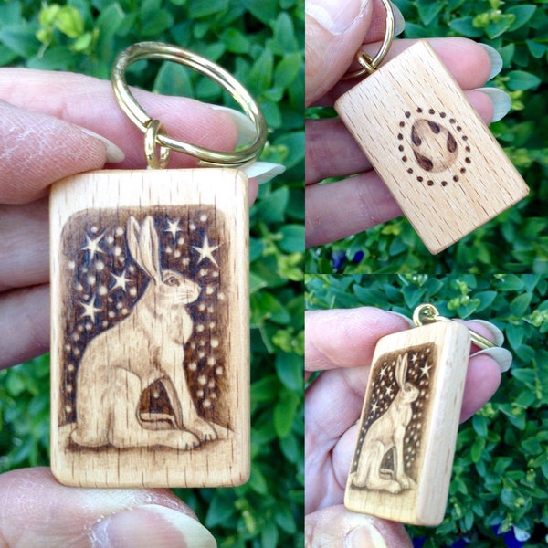 Beechwood Keyring 'Hare'