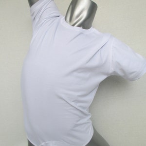 Mens  bodysuit thong short sleeves cotton elastane fine underwear for men bykers under garmen mens underwear thong with short sleeves sexy