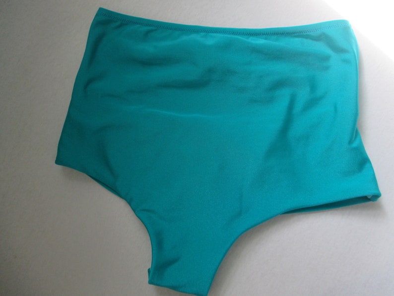 high waist sexy bikini bottoms cheeky brazilian bow back highwaisted swimsuit retro bathingsuit pin up girl vintage style CREATE YOUR OWN ARIEL GREEN