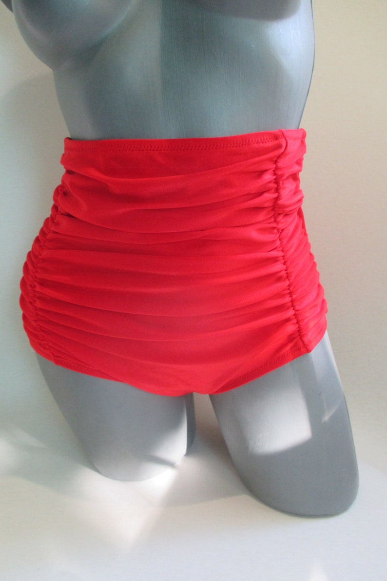 Flattering slimming bikini bottom scrunched shaping swimwear Etsy