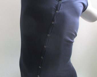 Bodysuit Sleeveless Men's Whole piece  Underwear Union Suit