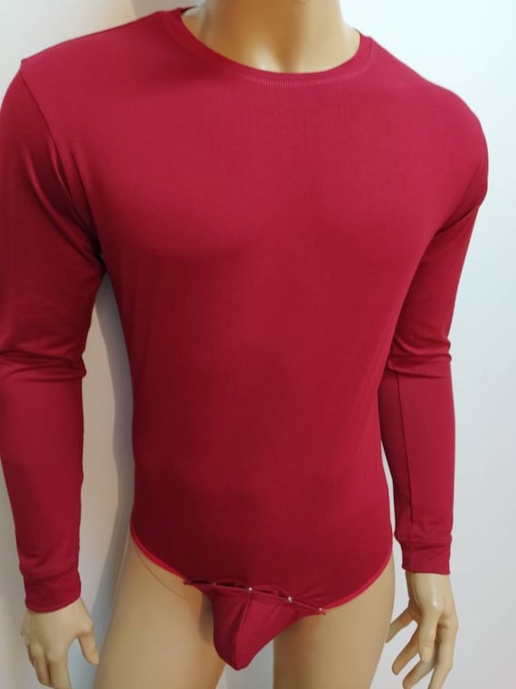 Mens Bodysuit Thong Front Opening Fully Opened Thong Bottom Etsy