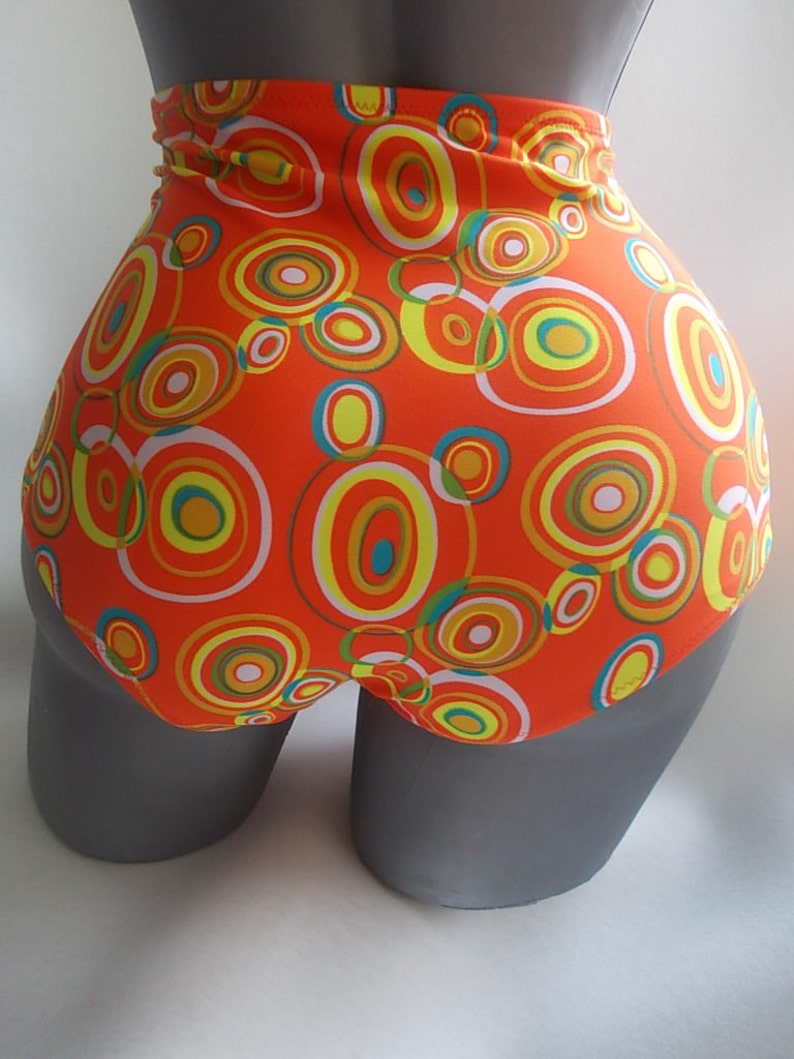 Plus size high waisted bikini bottom cheeky cut high waist Etsy